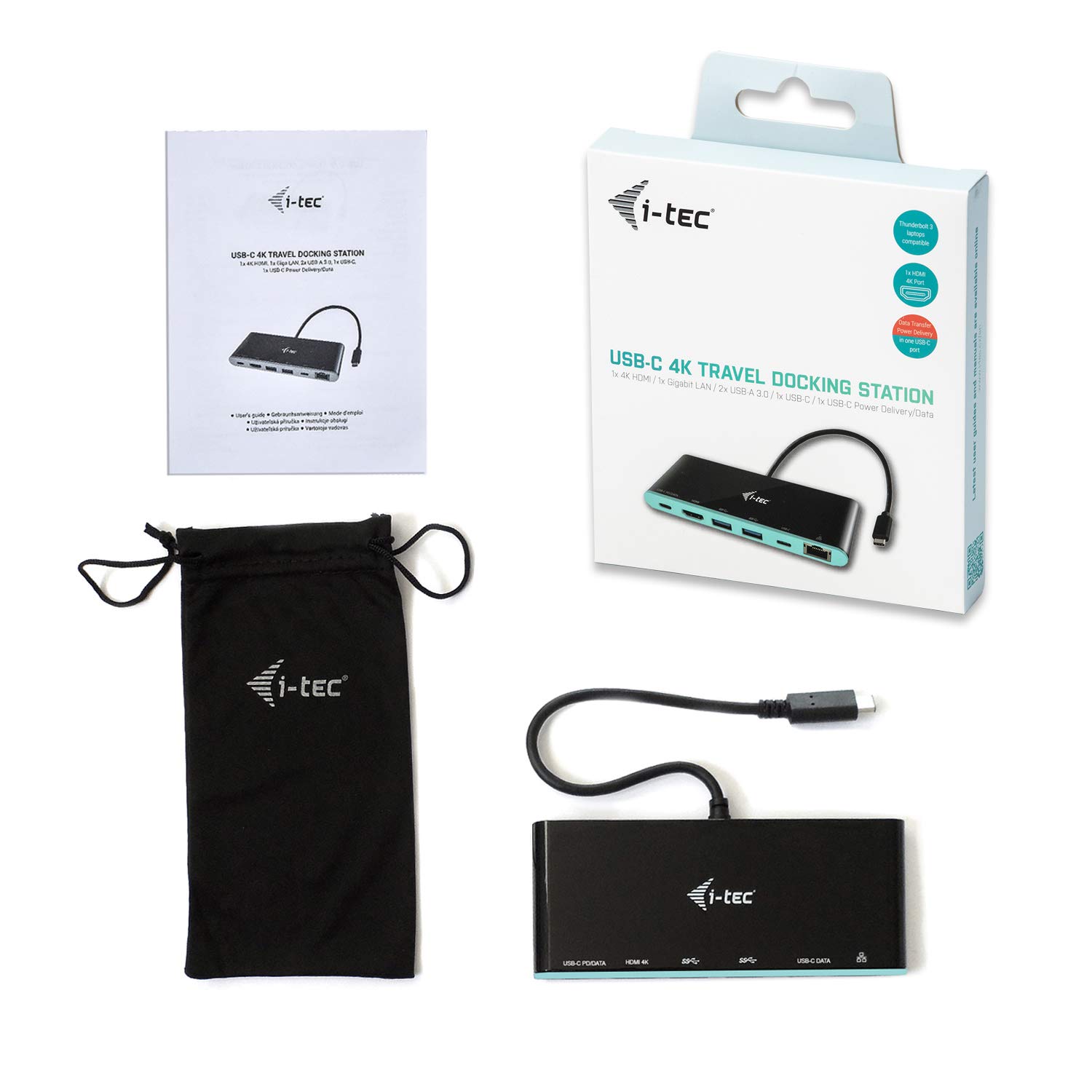 i-tec-mini-station-d-accueil-usb-c-4k-hdmi-ethernet-power-delivery-thunderbolt-3 image 4