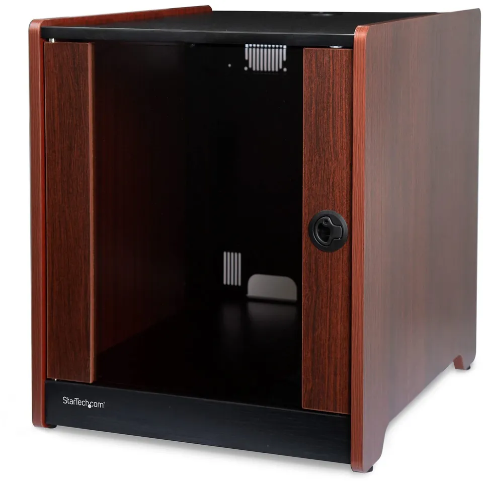 startech-com-armoire-av-ferm-e-12u-finition-bois-19-52-cm-136-kg-sur-pied image 1