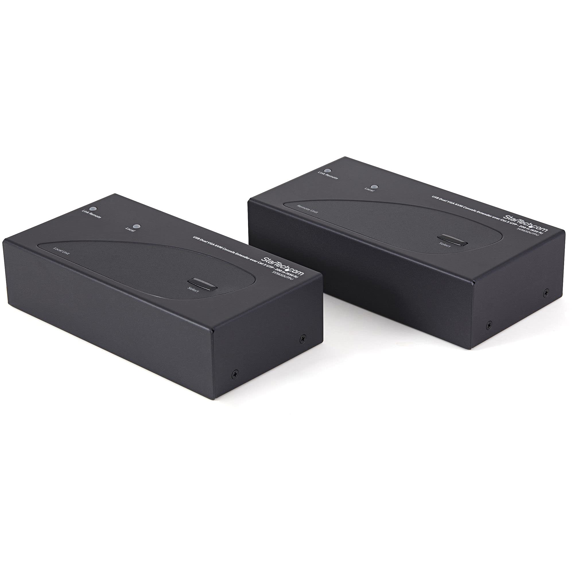 startech-com-sv565dutpu-extendeur-console-kvm-usb-double-vga-sur-cat5-200-m image 1
