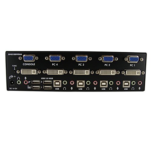 startech-com-switch-kvm-4-ports-double-cran-dvi-vga-avec-hub-usb-et-audio image 5