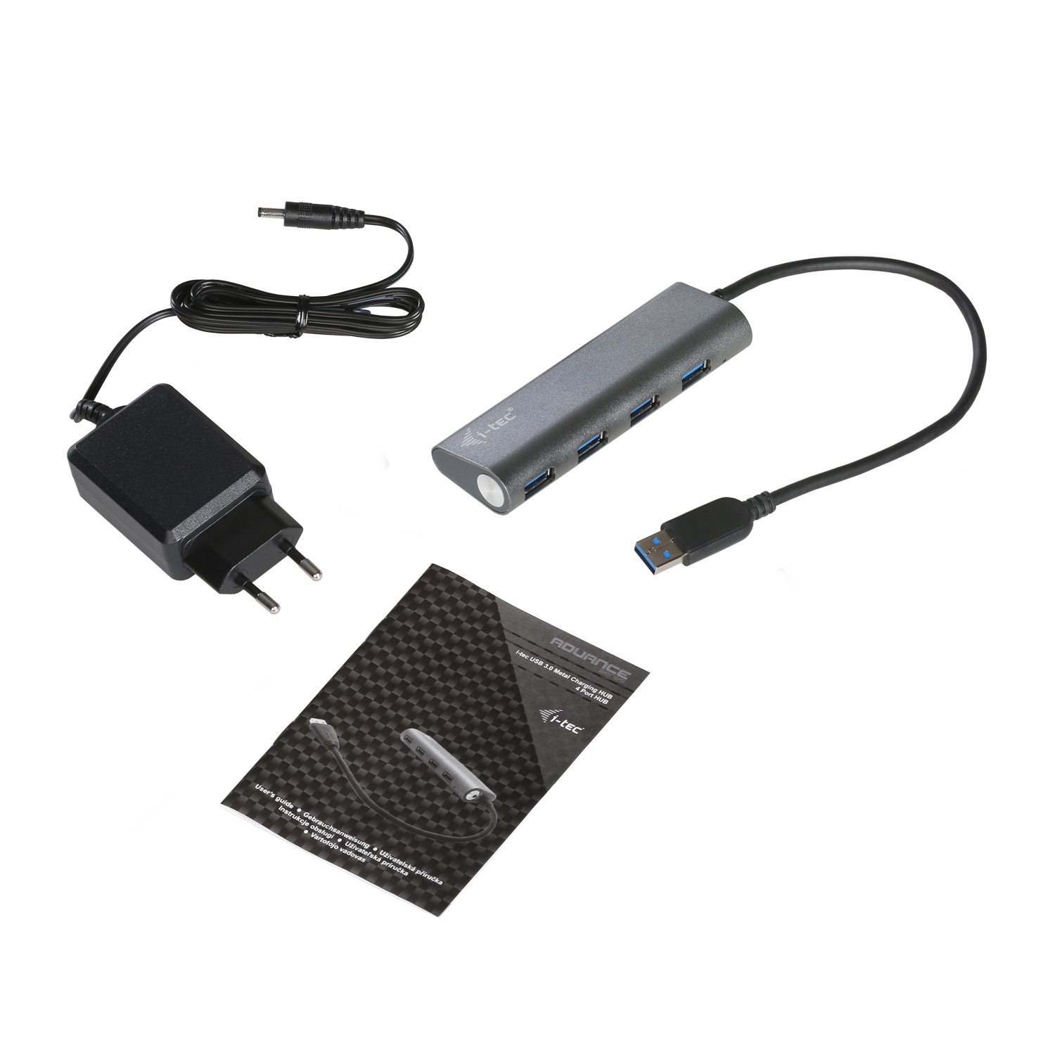 i-tec-hub-usb-3-0-m-tal-4-ports-avec-alimentation-5-gbps image 5