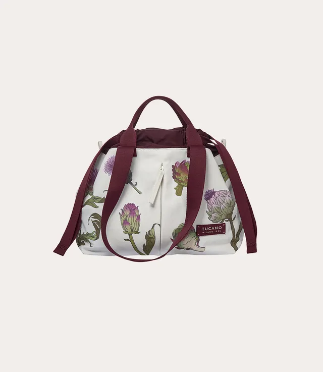 tucano-carry-artichoke-small-sac-shopper-toile-botanique image 1