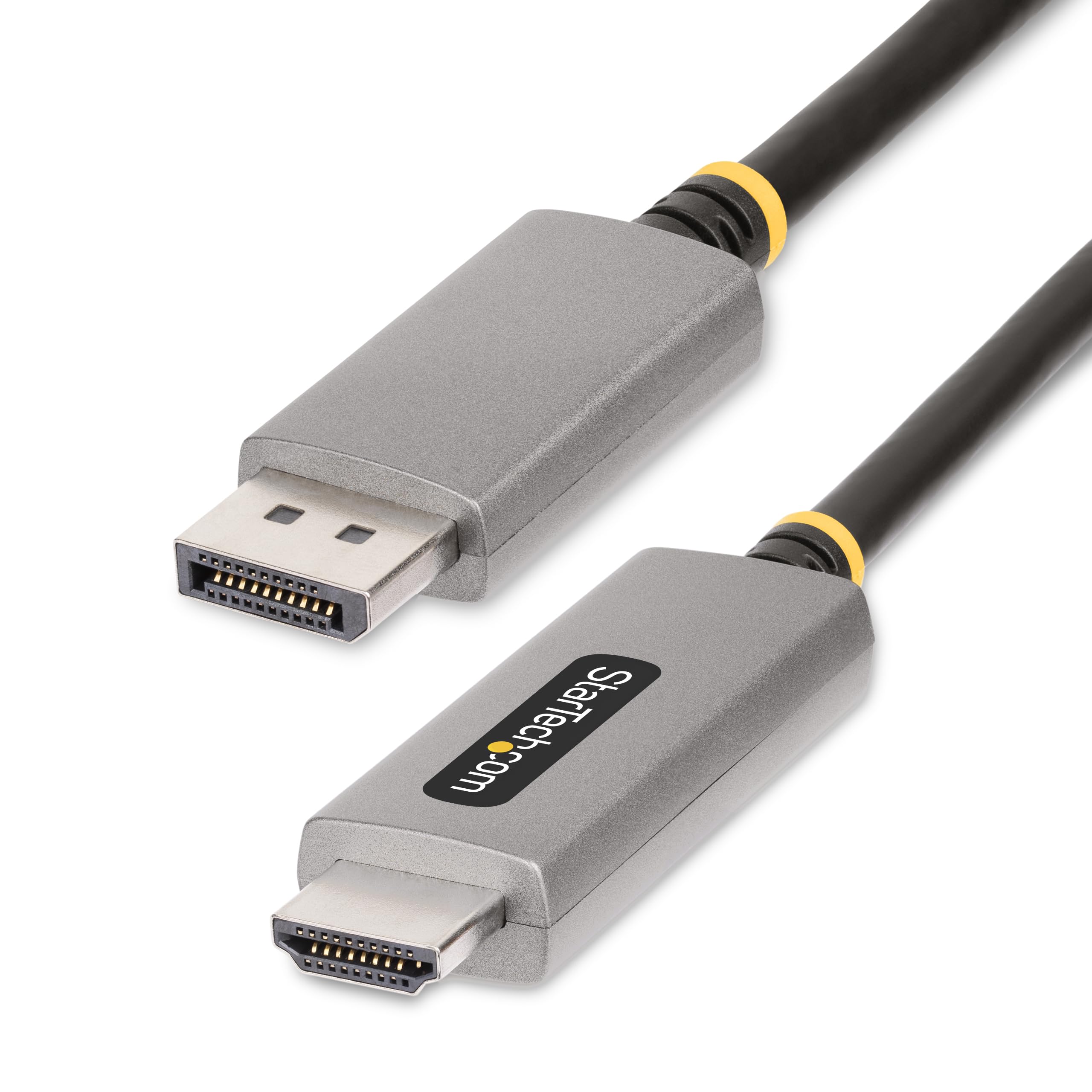startech-com-c-ble-displayport-vers-hdmi-2-1-actif-2-m-8k-60hz-4k-144hz image 1