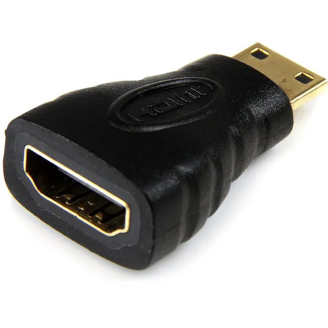 startech-com-adaptateur-mini-hdmi-vers-hdmi-4k-30hz-f-vers-m-noir-hdacfm image 1