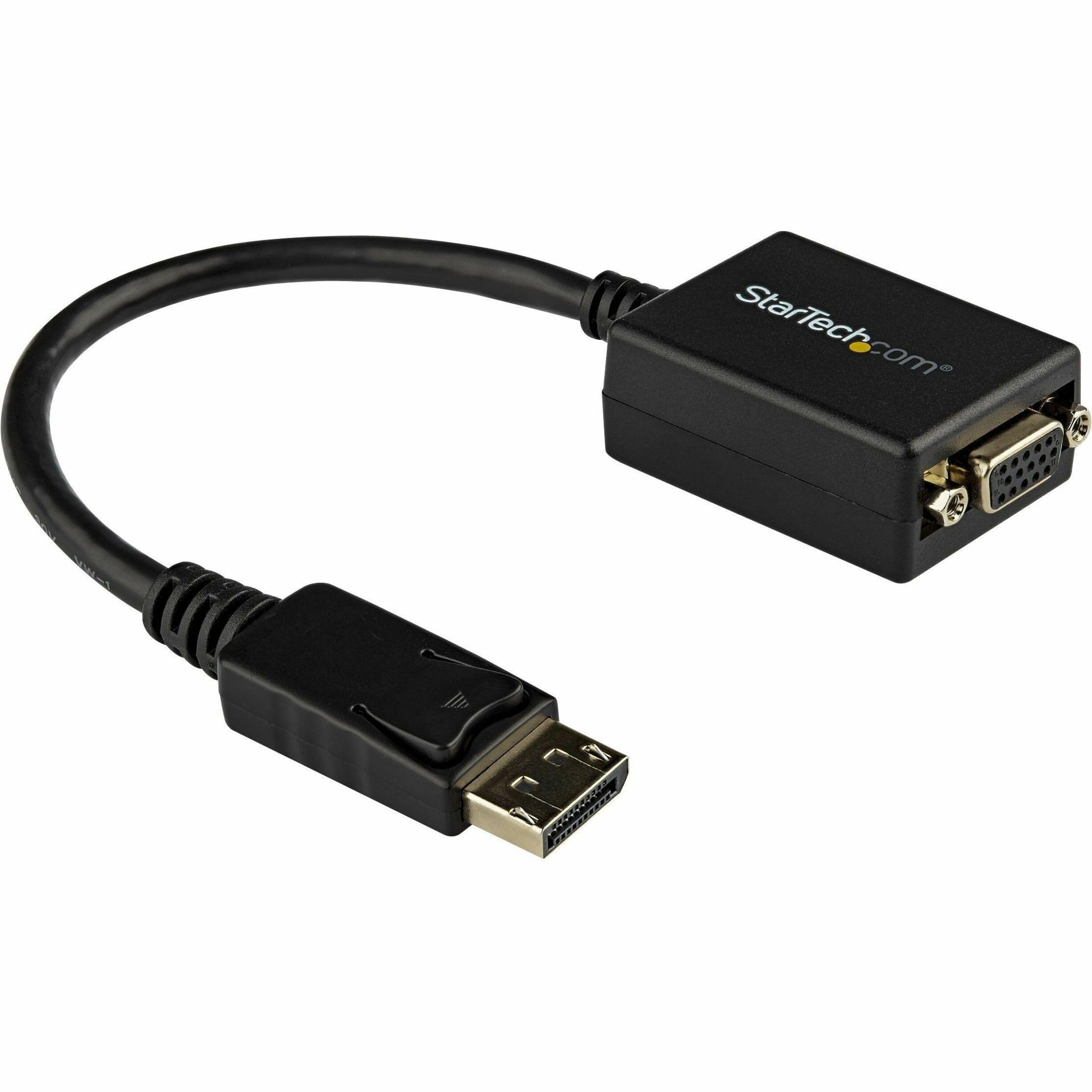 startech-com-dp2vga2-adaptateur-displayport-vers-vga-actif-1080p image 1