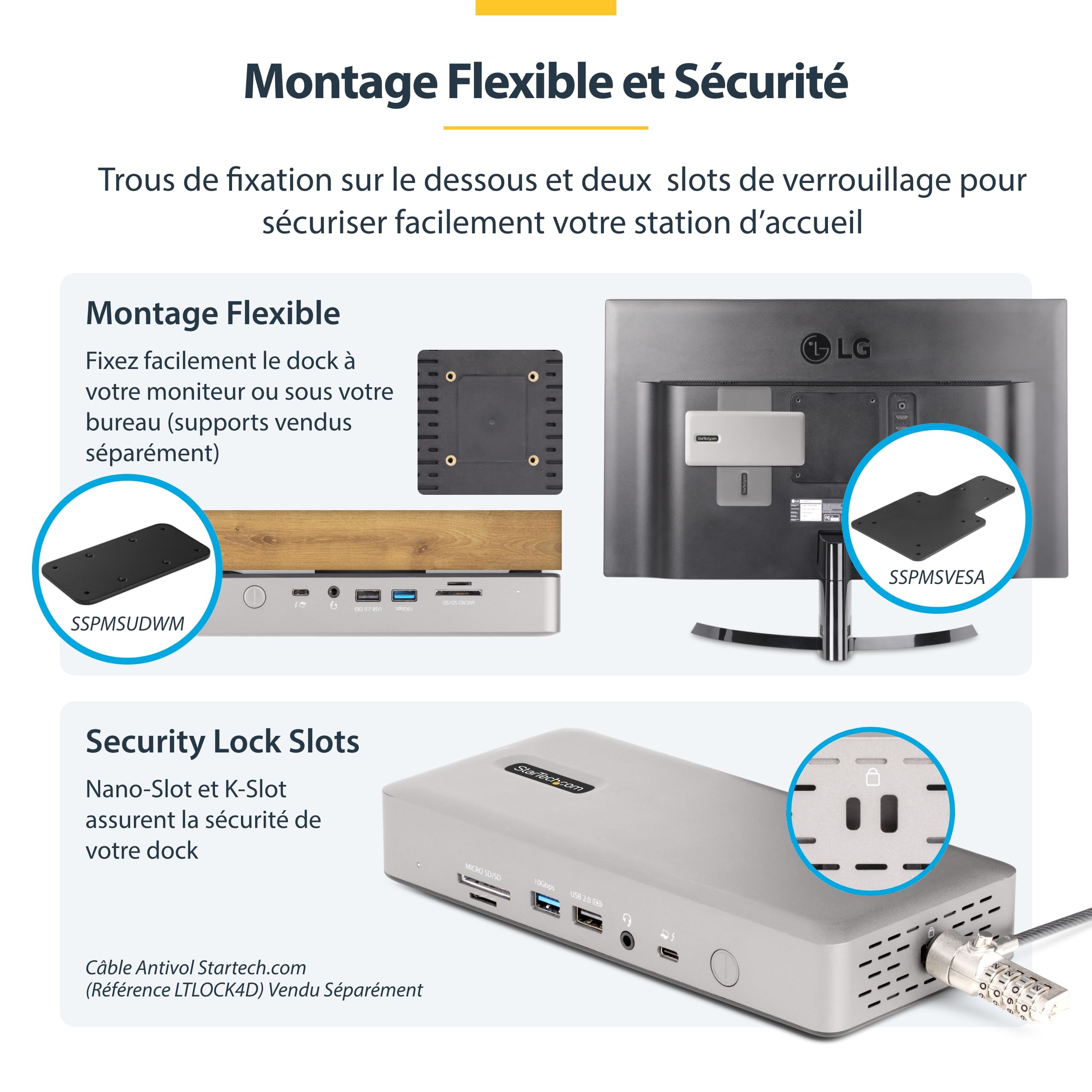 startech-com-st12mhdlan-series-station-d-accueil-thunderbolt-4-usb4-16-ports-qua image 6