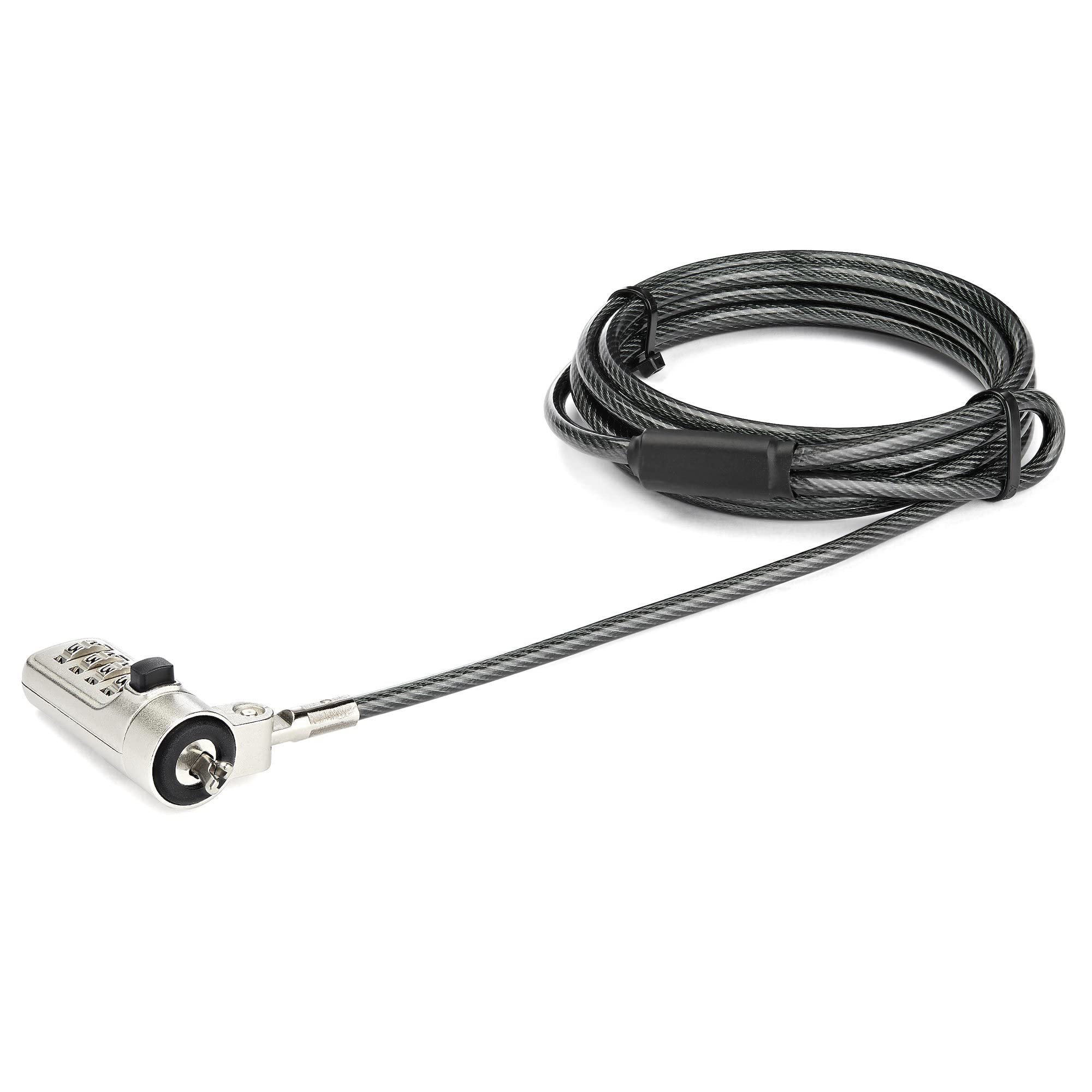startech-com-c-ble-antivol-pc-portable-noble-wedge-2m-code-4-chiffres image 1