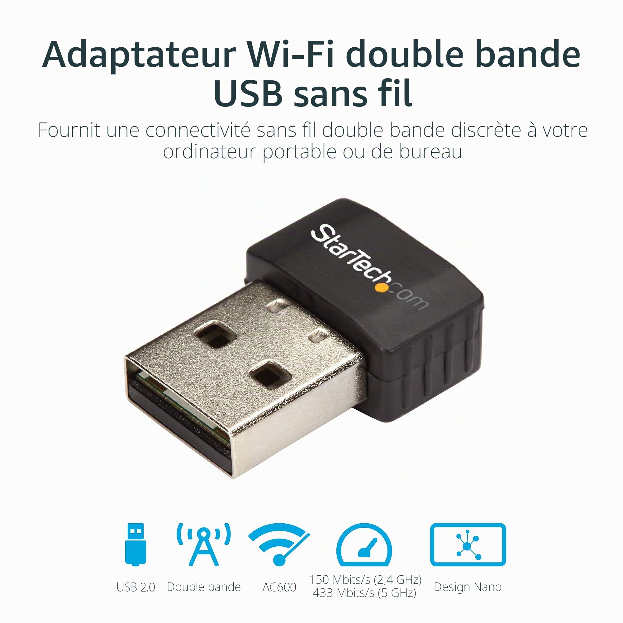 startech-com-usb433acd1x1-adaptateur-usb-wifi-ac600-bi-bande-nano image 2