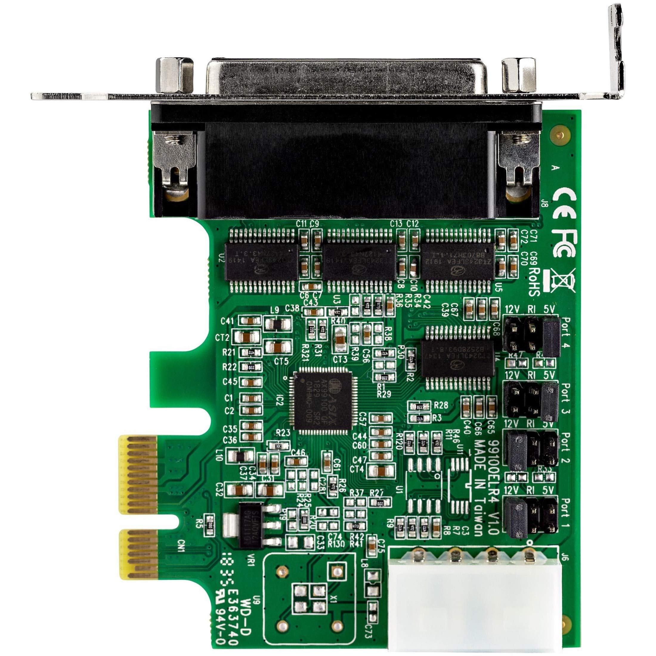 startech-com-pex4s952lp-carte-s-rie-pci-express-4-ports-rs232-db9 image 6