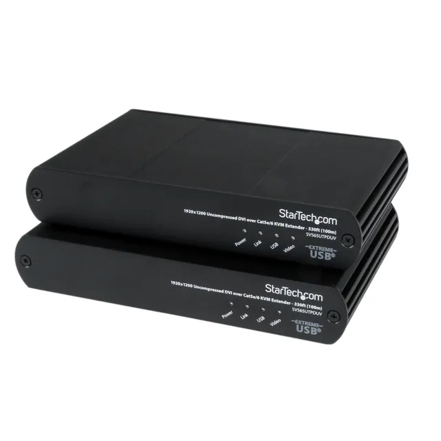 startech-com-sv565utpduv-extendeur-console-kvm-usb-dvi-sur-cat5e-6-100-m image 1