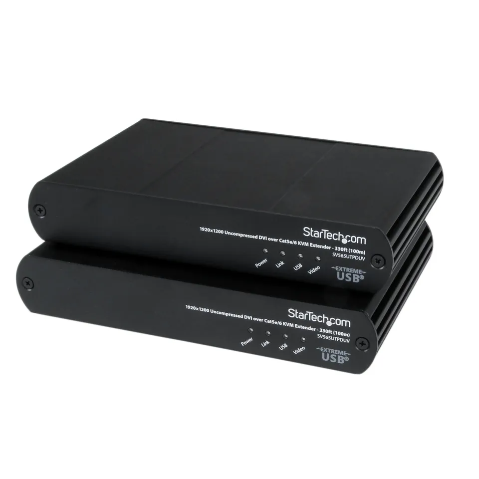 startech-com-sv565utpduv-extendeur-console-kvm-usb-dvi-sur-cat5e-6-100-m image 1