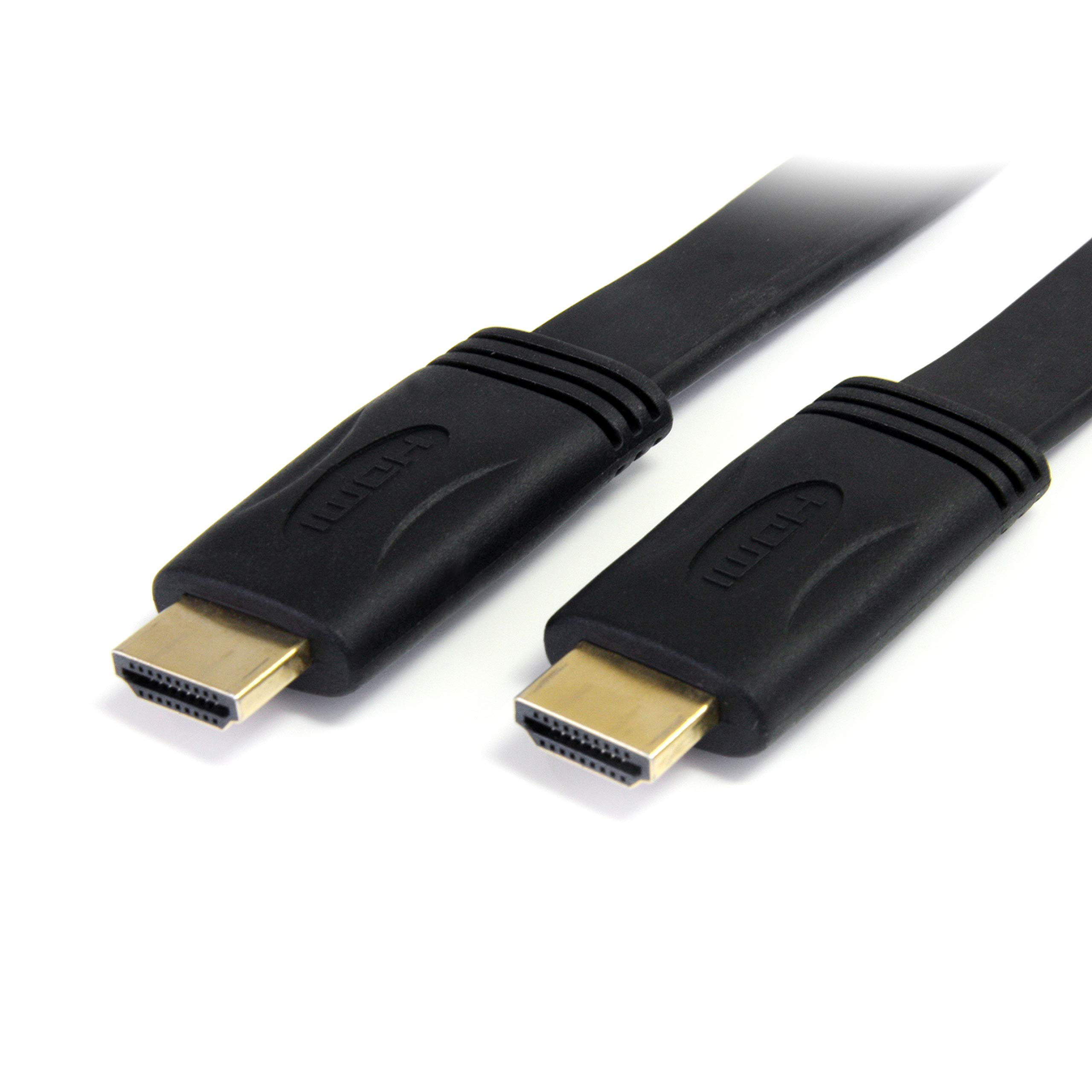 startech-com-hdmm5mfl-c-ble-hdmi-plat-5-m-4k-30hz-m-le-m-le-noir image 1