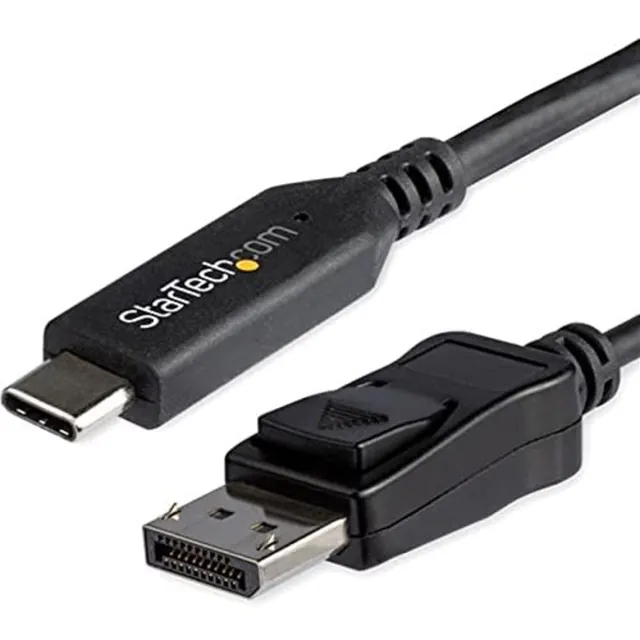 startech-com-cdp2dp146b-c-ble-usb-c-vers-displayport-1-4-1-8m-8k-60hz-hdr image 1