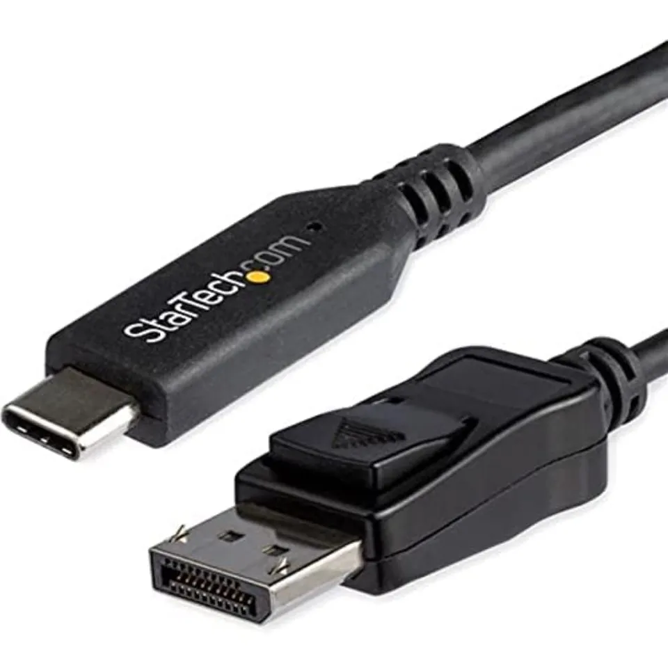 startech-com-cdp2dp146b-c-ble-usb-c-vers-displayport-1-4-1-8m-8k-60hz-hdr image 1