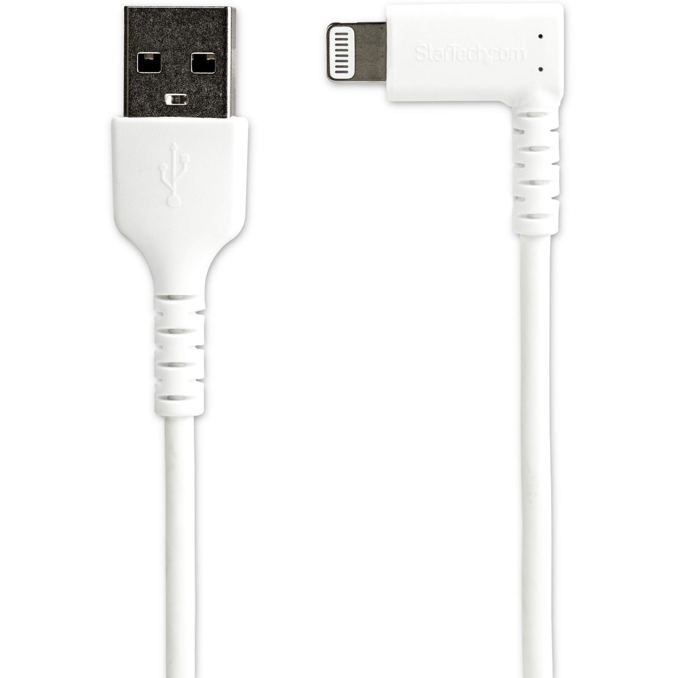 startech-com-rusbltmm2mwr-c-ble-usb-a-vers-lightning-coud-90-2m-blanc-mfi image 2