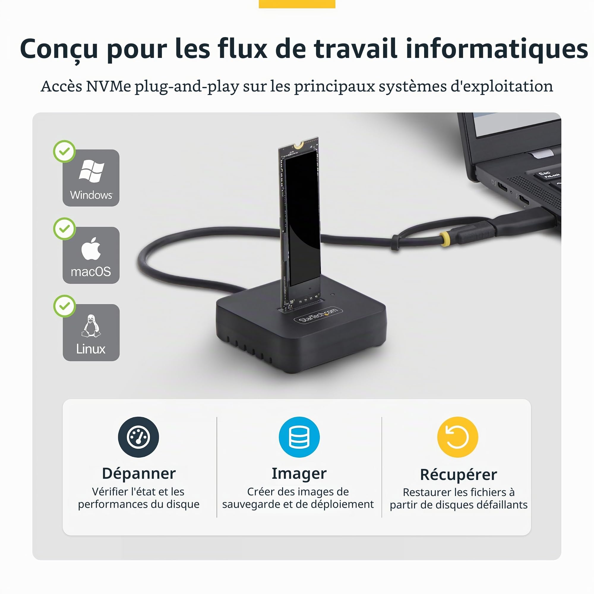 startech-com-dock-usb-c-a-vers-ssd-m-2-nvme-10-gbps-sans-outil-type-toaster image 5