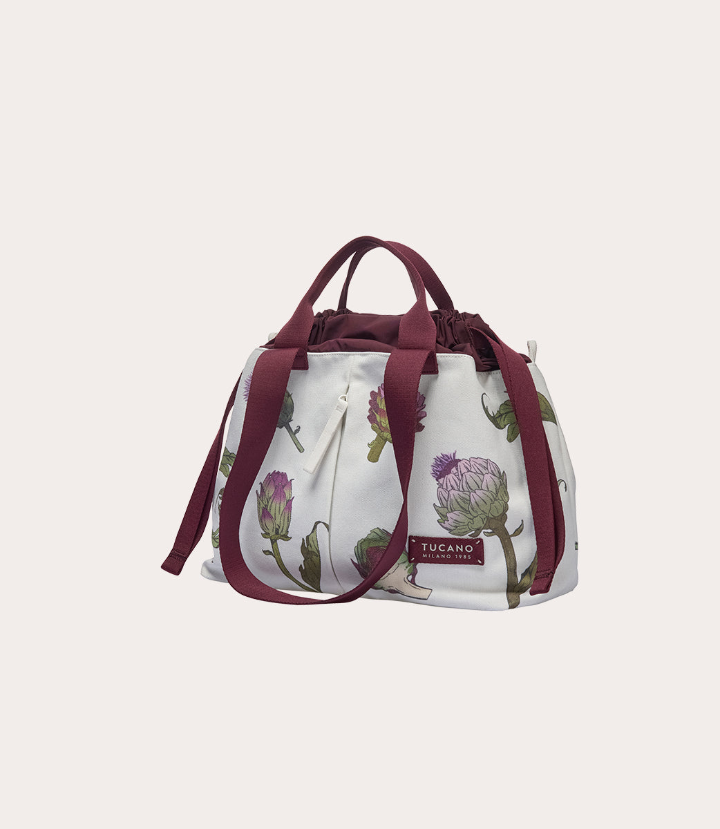 tucano-carry-artichoke-small-sac-shopper-toile-botanique image 2