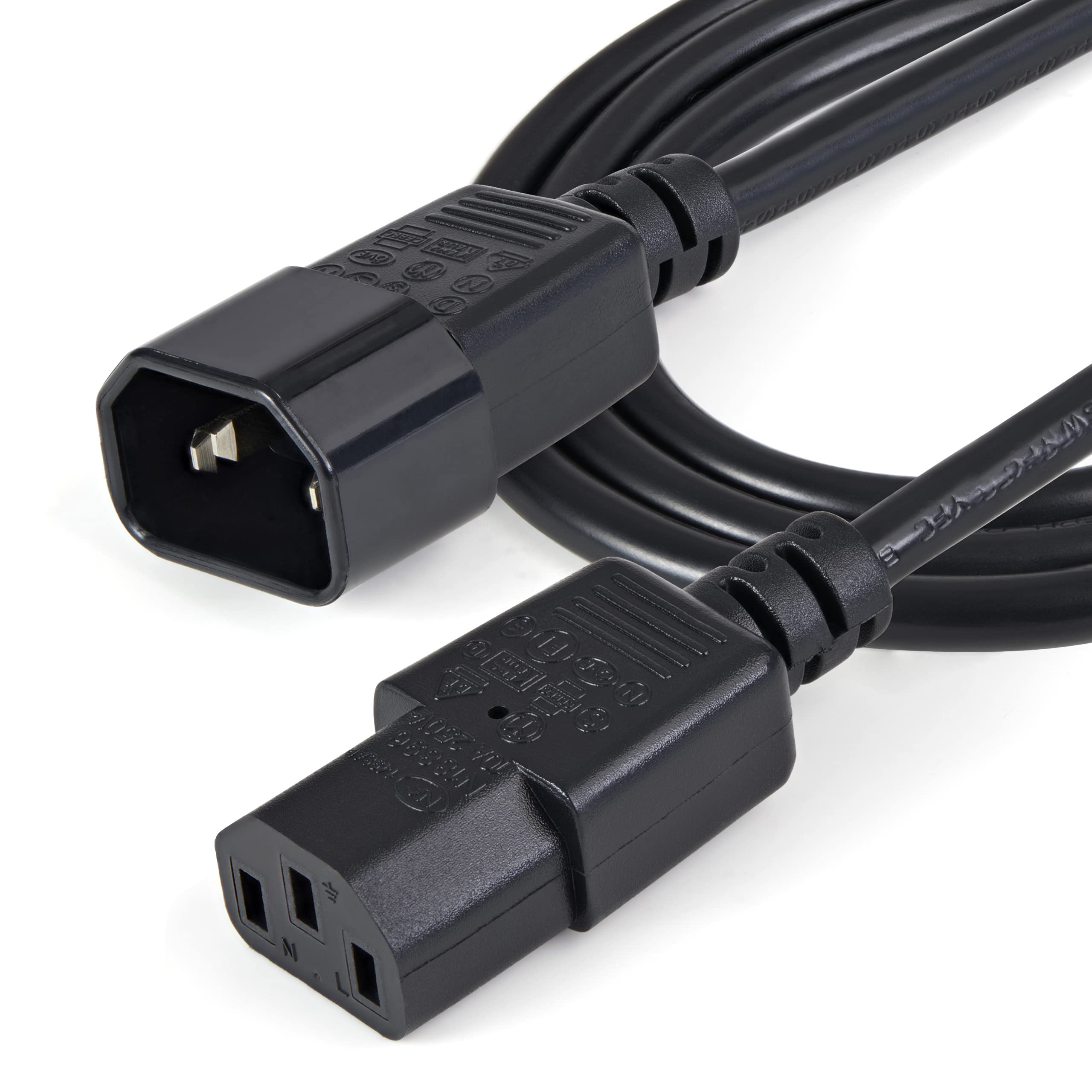startech-com-pxt1001m-c-ble-extension-alimentation-c13-vers-c14-1m-m-le-femelle image 4