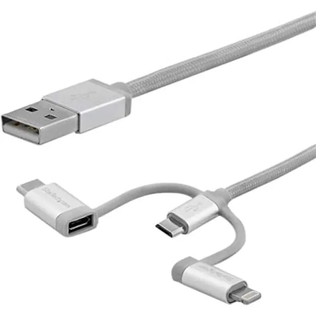 startech-com-pm1115xx-c-ble-usb-3-en-1-tress-2-m-lightning-usb-c-micro-usb-certi image 1