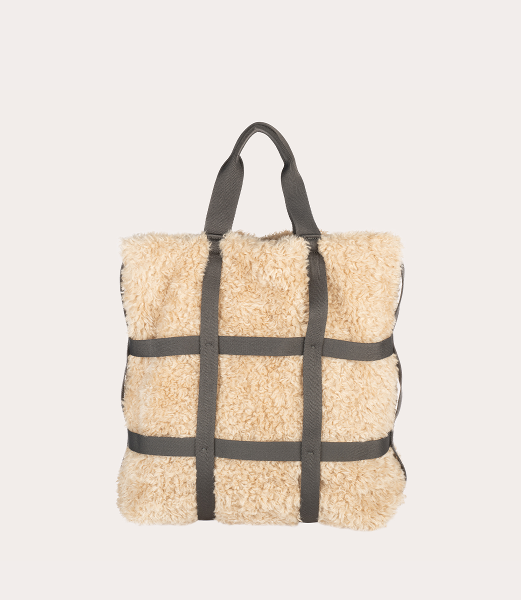 tucano-cage-tote-bag-sac-cabas-fausse-fourrure-rubans image 8