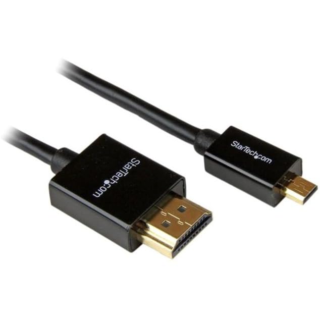 startech-com-c-ble-actif-hdmi-haute-vitesse-mince-5-m-hdmi-vers-micro-hdmi-noir- image 6