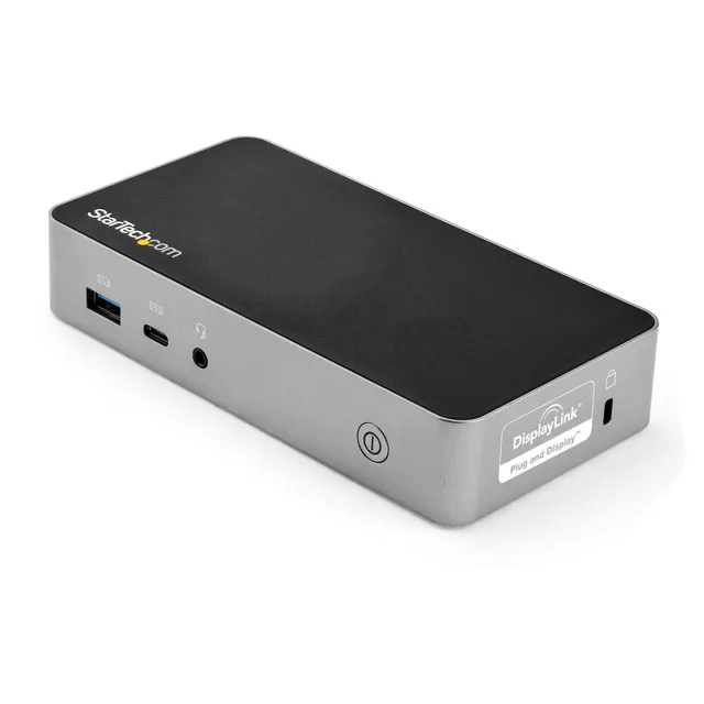 startech-com-dock-usb-c-displaylink-double-hdmi-1080p-65w-gbe-prise-ue image 1