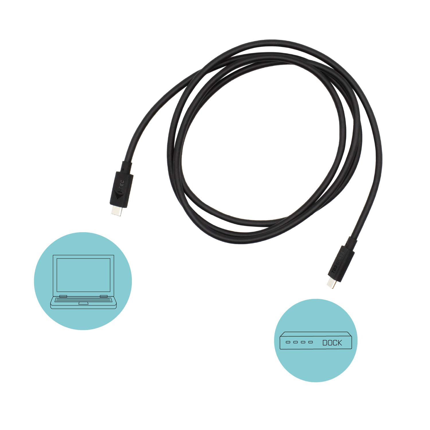 i-tec-c-ble-thunderbolt-3-usb-c-150-cm-40-gbps-100w-8k image 2