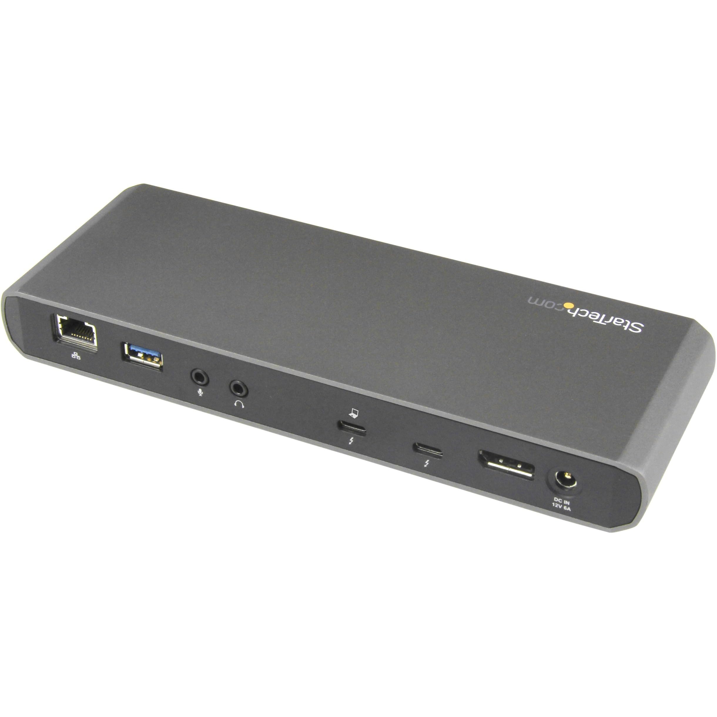startech-com-station-d-accueil-thunderbolt-3-double-4k-60hz-85w-ethernet image 4