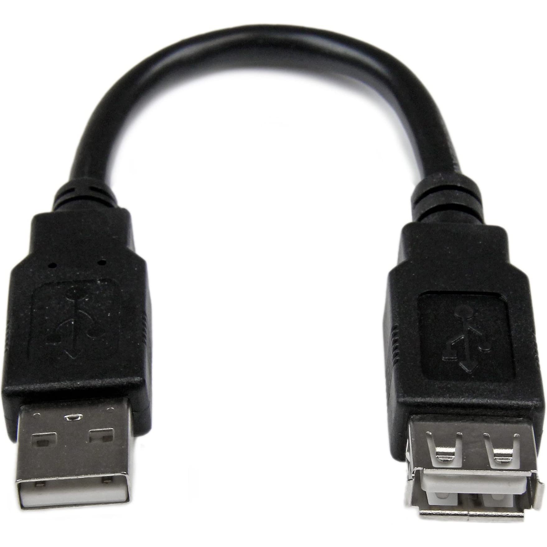 startech-com-rallonge-usb-2-0-a-vers-a-15cm-m-f-noire-s-rie-pm1115xx image 1