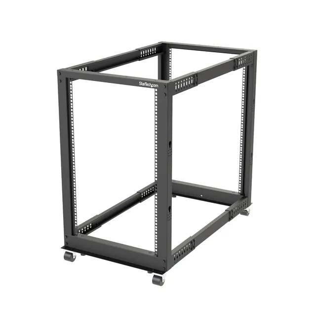 startech-com-rack-serveur-18u-4-montants-ouvert-mobile-19-profondeur-56-101-7-cm image 1