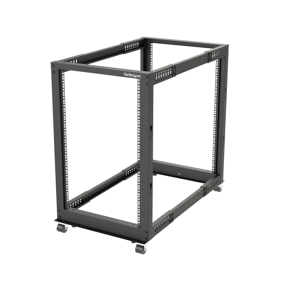 startech-com-rack-serveur-18u-4-montants-ouvert-mobile-19-profondeur-56-101-7-cm image 1