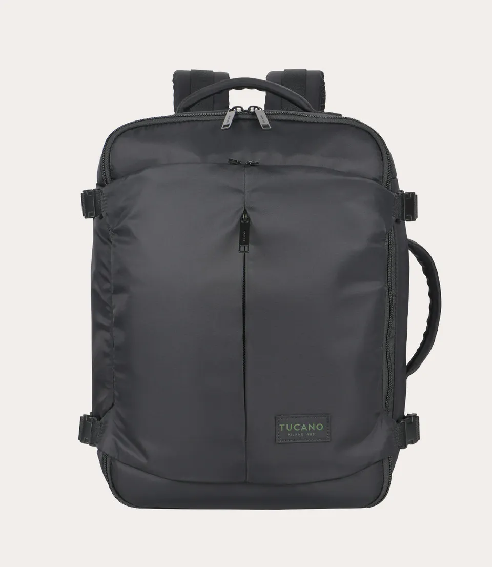 tucano-tug-premium-sac-dos-cabine-avion-en-nylon-recycl-avec-porte-passeport image 1
