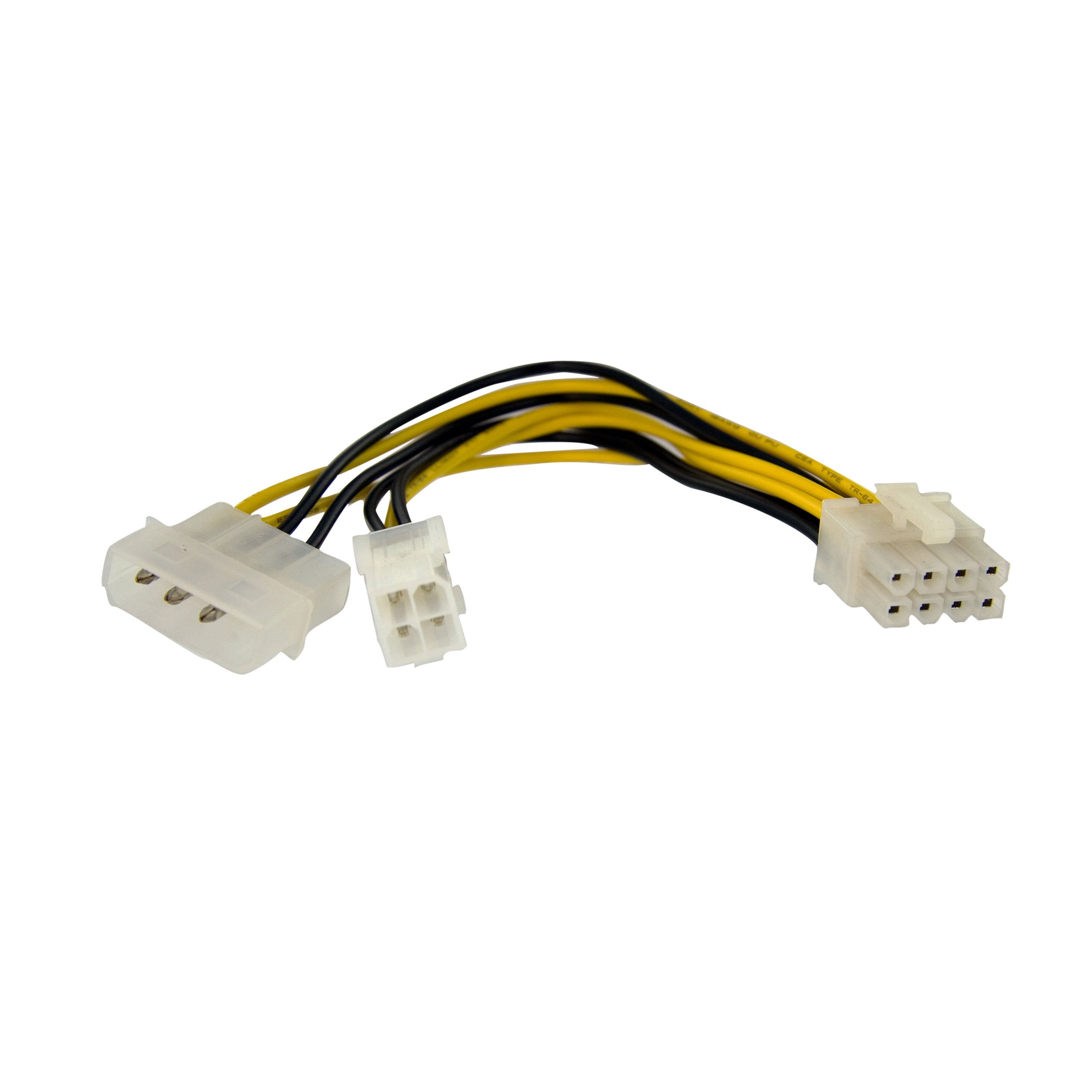 startech-com-eps48ad-adaptateur-alimentation-eps-8-broches-vers-p4-lp4-15-cm image 1