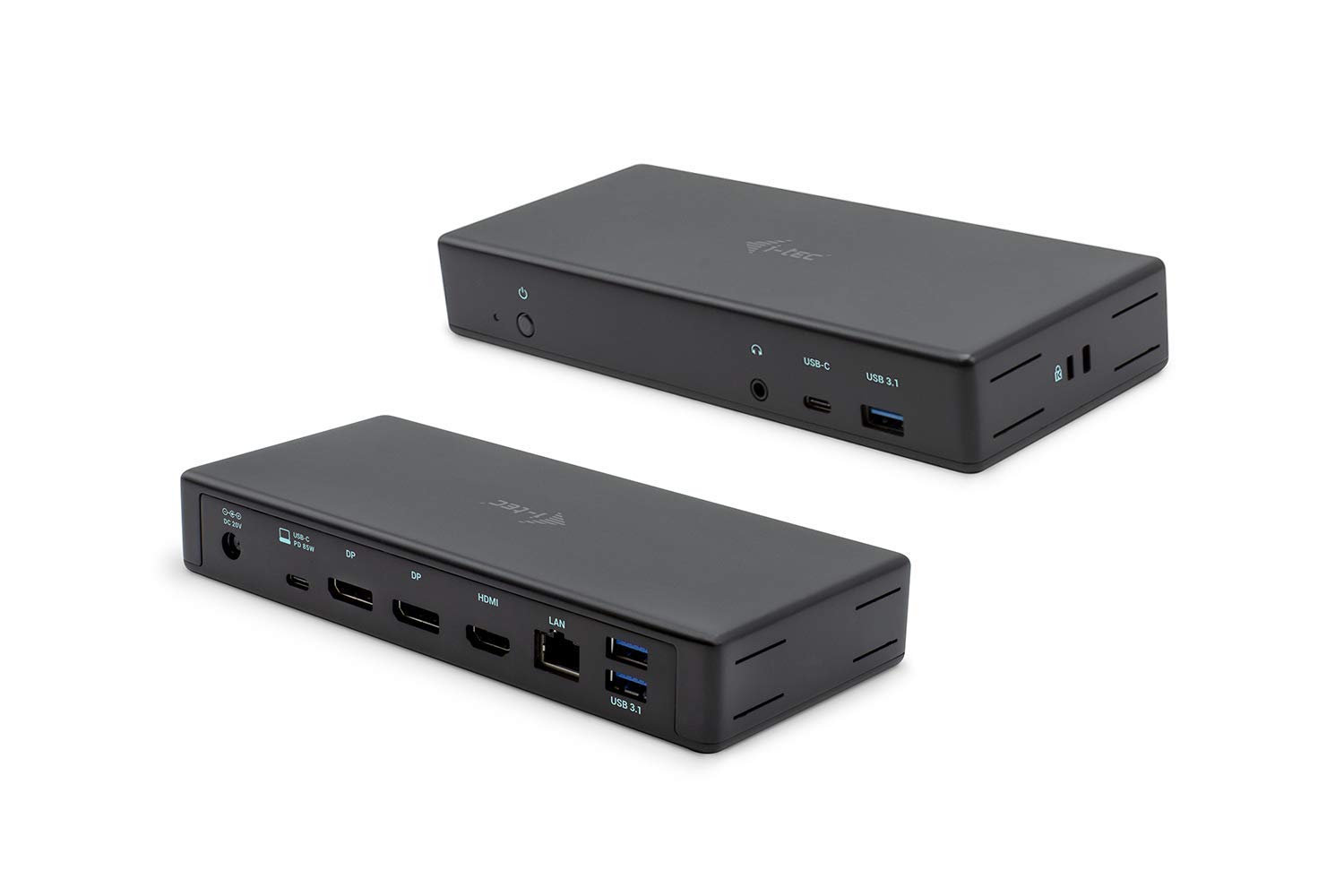 i-tec-usb-c-triple-4k-station-d-accueil-2x-displayport-hdmi-ethernet-85w image 1