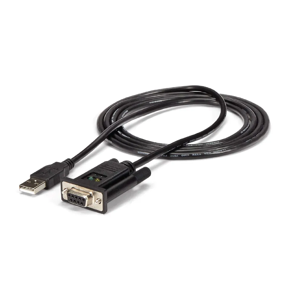 startech-com-icusb232ftn-adaptateur-usb-vers-s-rie-rs232-null-modem-1-8m-ftdi image 1