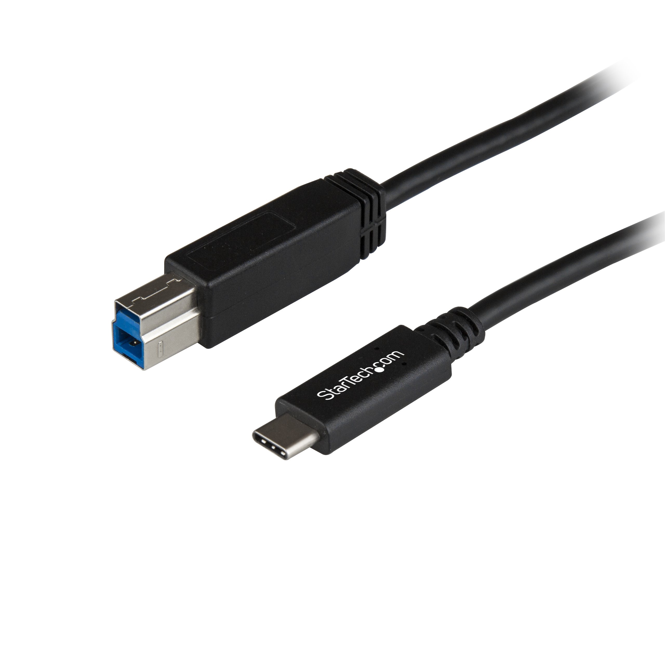 startech-com-c-ble-usb-c-vers-usb-b-1-m-10-gbps-usb-3-2-gen-2-usb31cb1m-noir image 1