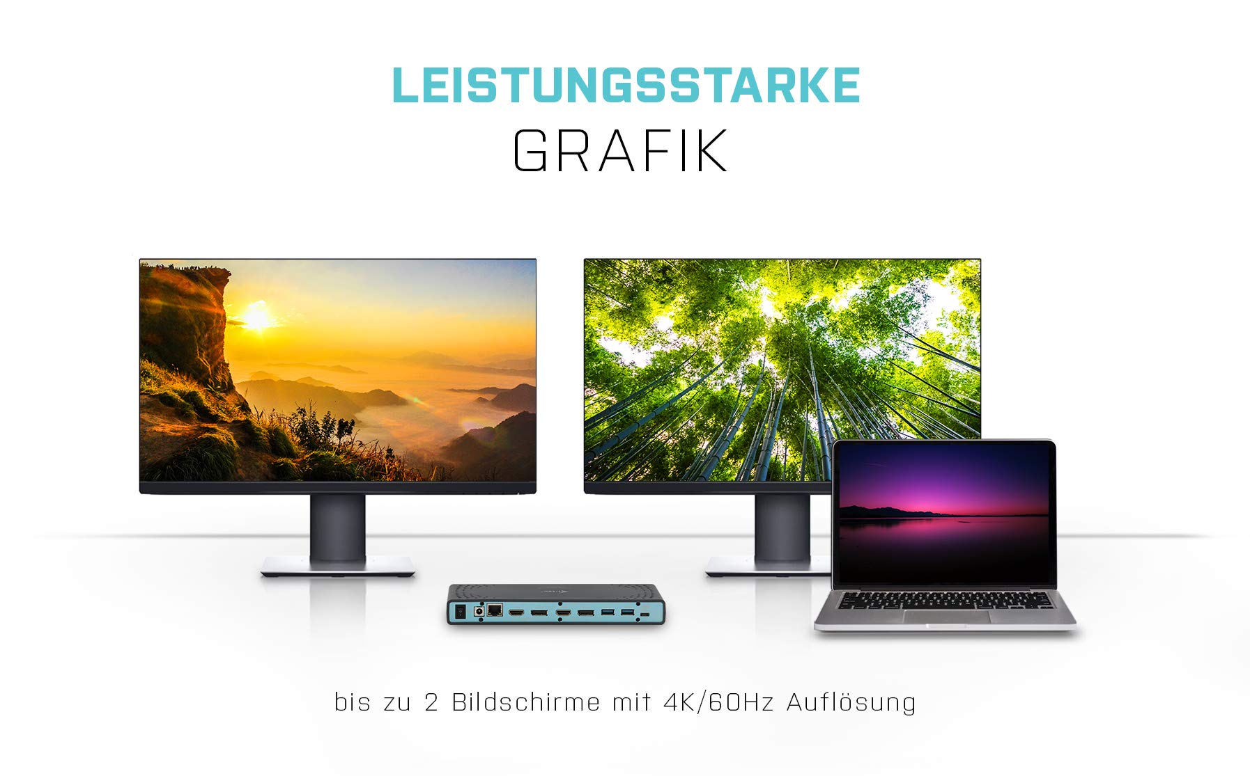 i-tec-station-d-accueil-universelle-usb-3-0-usb-c-5k-2x-4k-2x-hdmi-2x-displaypor image 4