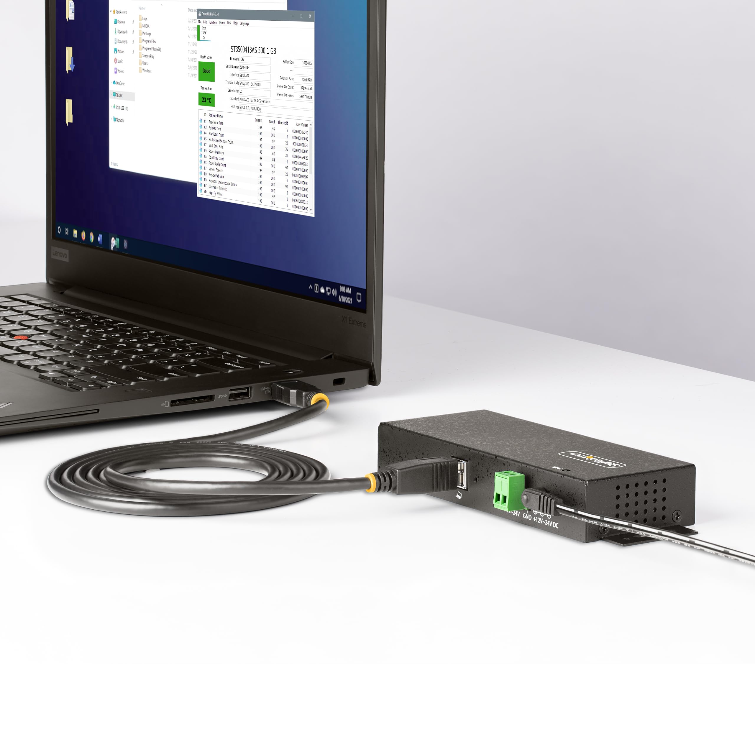 startech-com-hub-usb-g-r-7-ports-usb-a-5gbps-esd-m-tal-5g7aindrm-usb-a-hub image 8