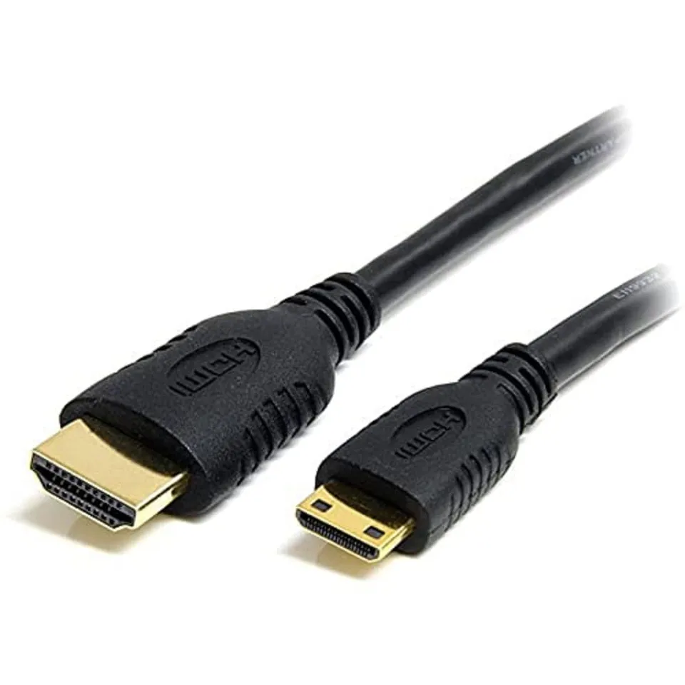 startech-com-c-ble-mini-hdmi-vers-hdmi-0-5m-4k-30hz-ethernet-hdacmm1m image 1