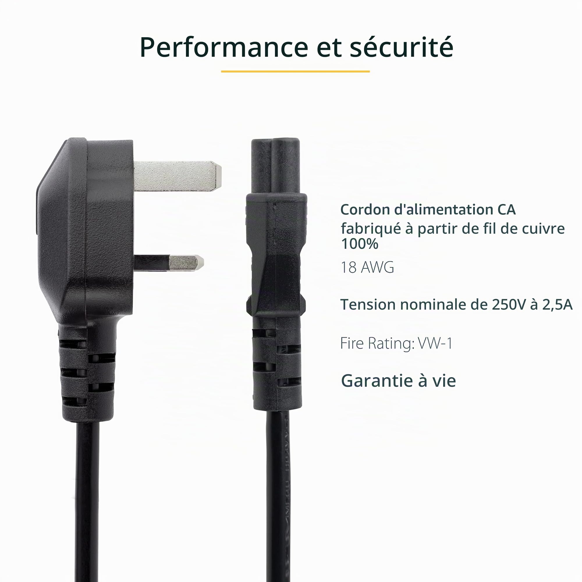 startech-com-pxtnb3suk1m-c-ble-alimentation-pc-portable-1-m-bs-1363-vers-c5 image 2