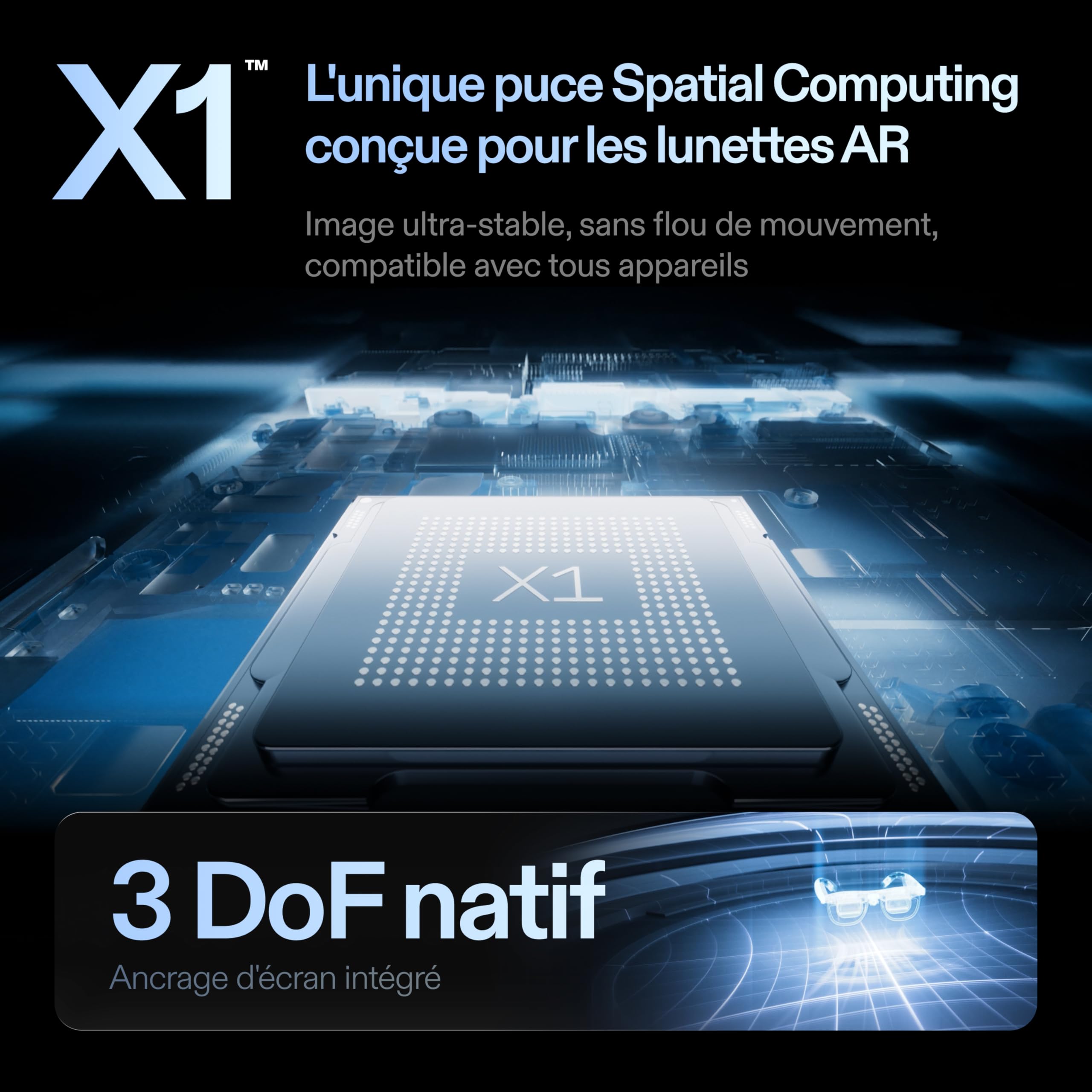 xreal-one-pro-lunettes-ar-puce-x1-cran-171-120hz-57-3dof-6dof-son-bose image 4