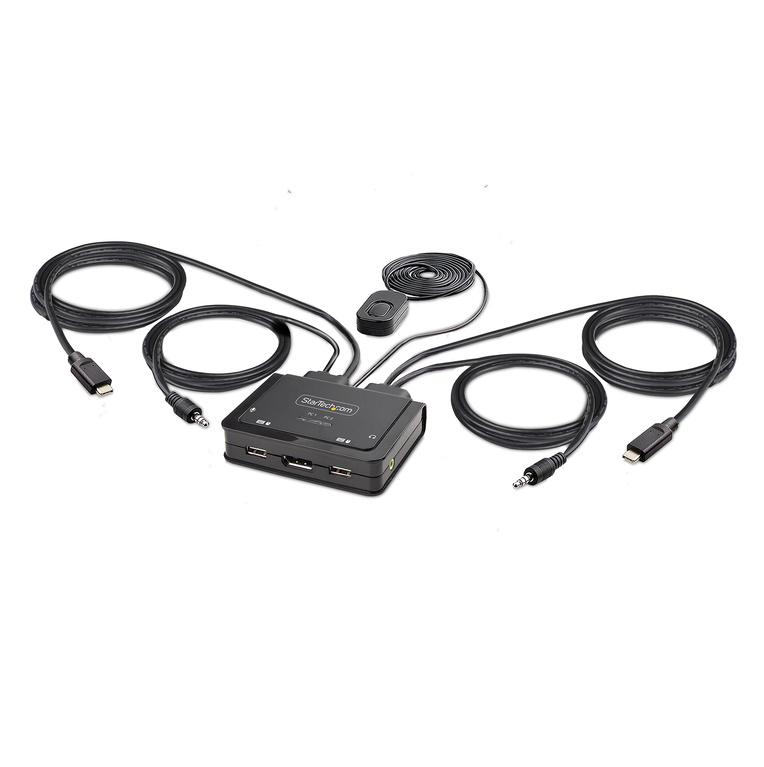 startech-com-switch-kvm-2-ports-double-displayport-4k-60hz-aliment-usb image 8