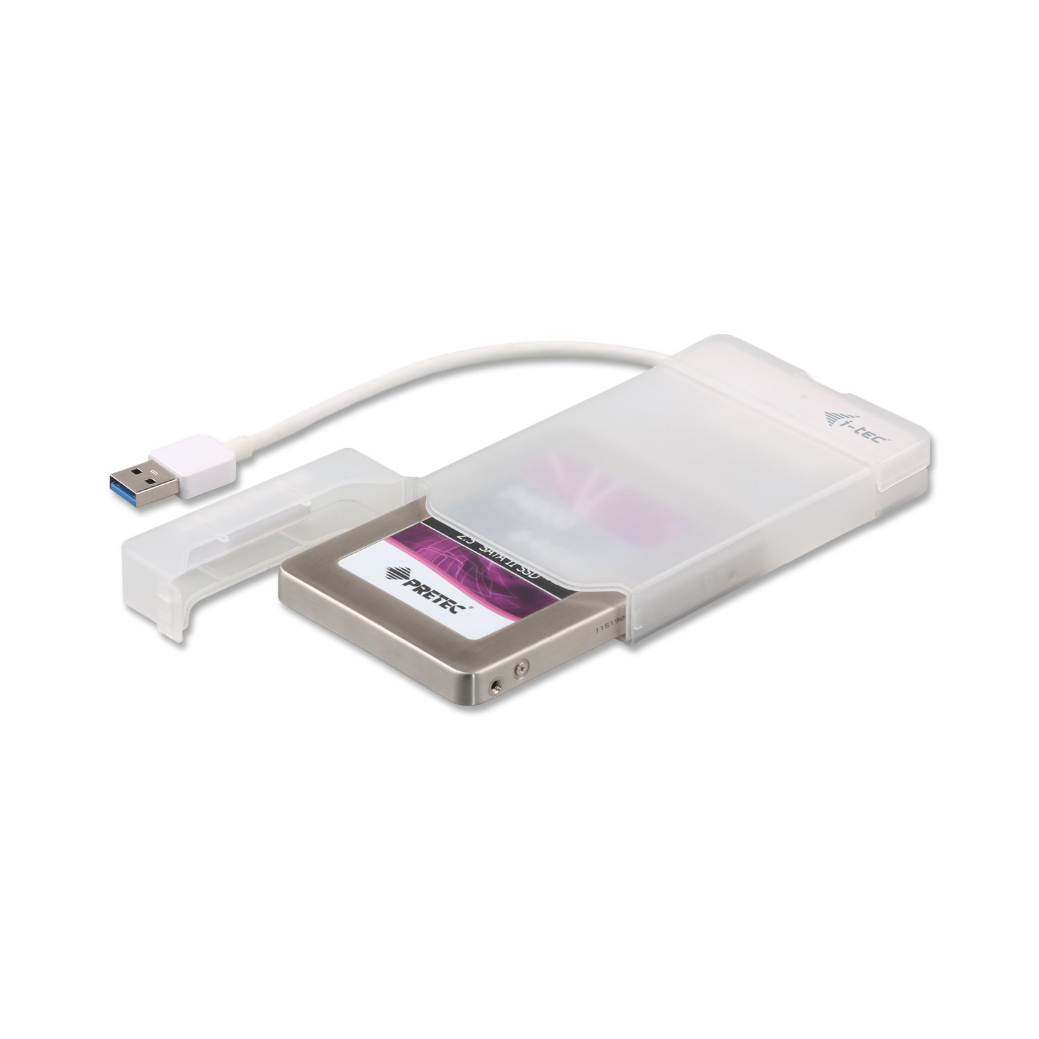 i-tec-mysafe-usb-3-0-bo-tier-disque-dur-externe-2-5-9-5-mm-sata-blanc image 1