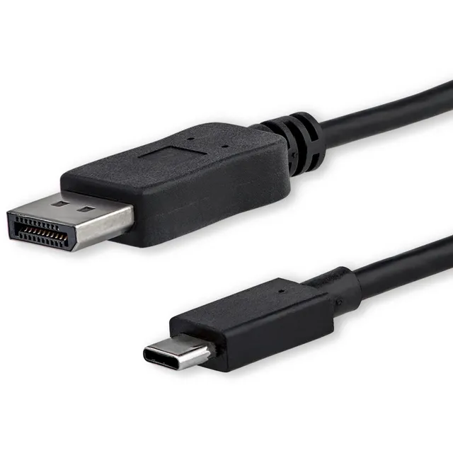 startech-com-c-ble-usb-c-vers-displayport-1-2-4k-60hz-1-m-noir image 1