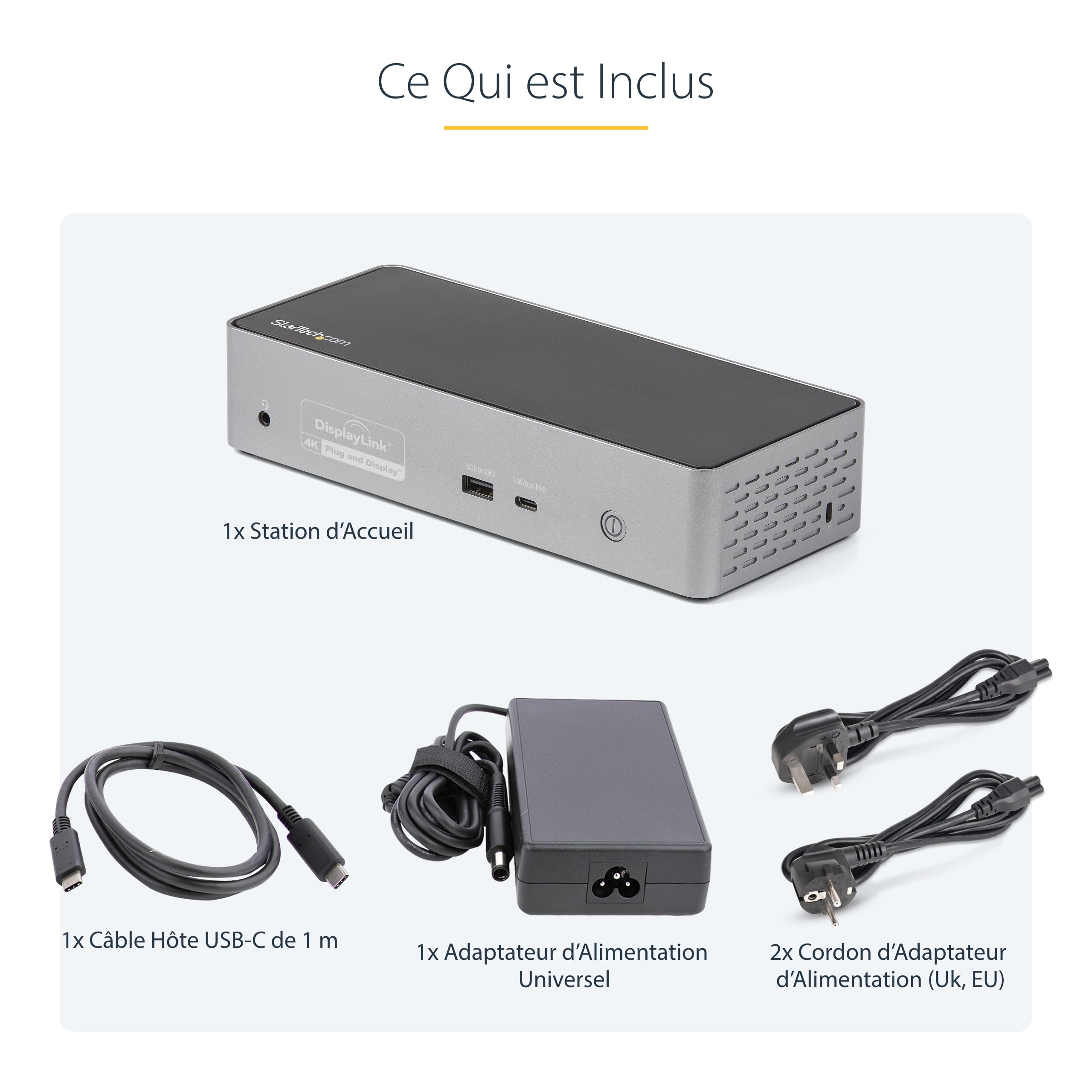 startech-com-dock-usb-c-quadruple-4k-60hz-displaylink-100w-gbe-pour-macbook-m1-m image 8