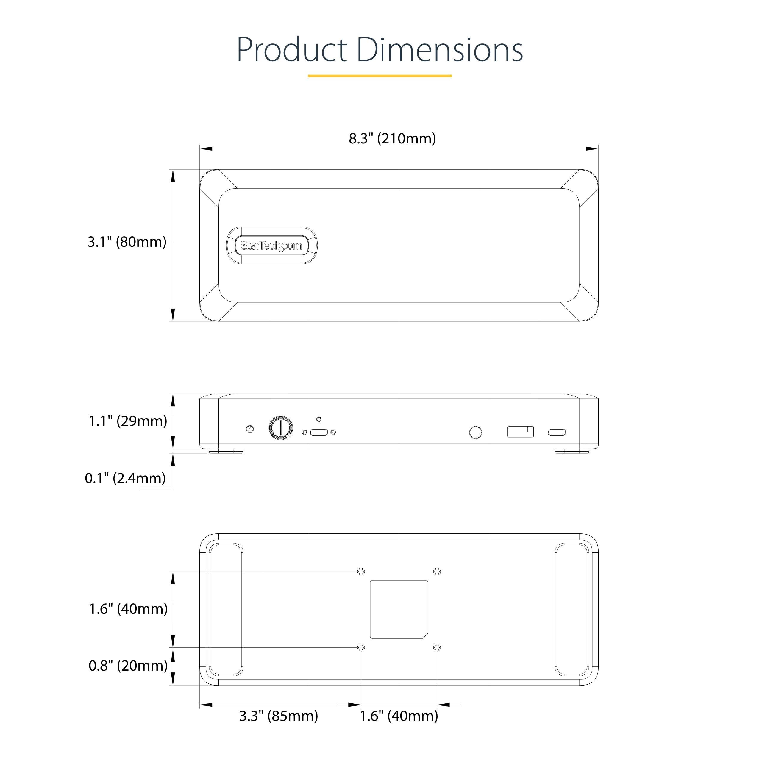 startech-com-dock-usb-c-triple-4k30-double-4k60-chromebook-7-ports-gbe image 8