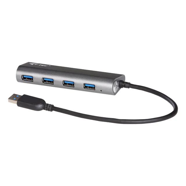 i-tec-hub-usb-3-0-m-tal-4-ports-avec-alimentation-5-gbps image 1