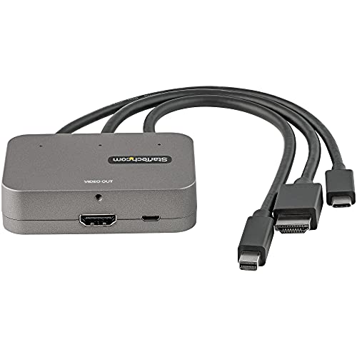 startech-com-adaptateur-multiport-3-en-1-usb-c-hdmi-mini-dp-vers-hdmi-4k-60hz image 8