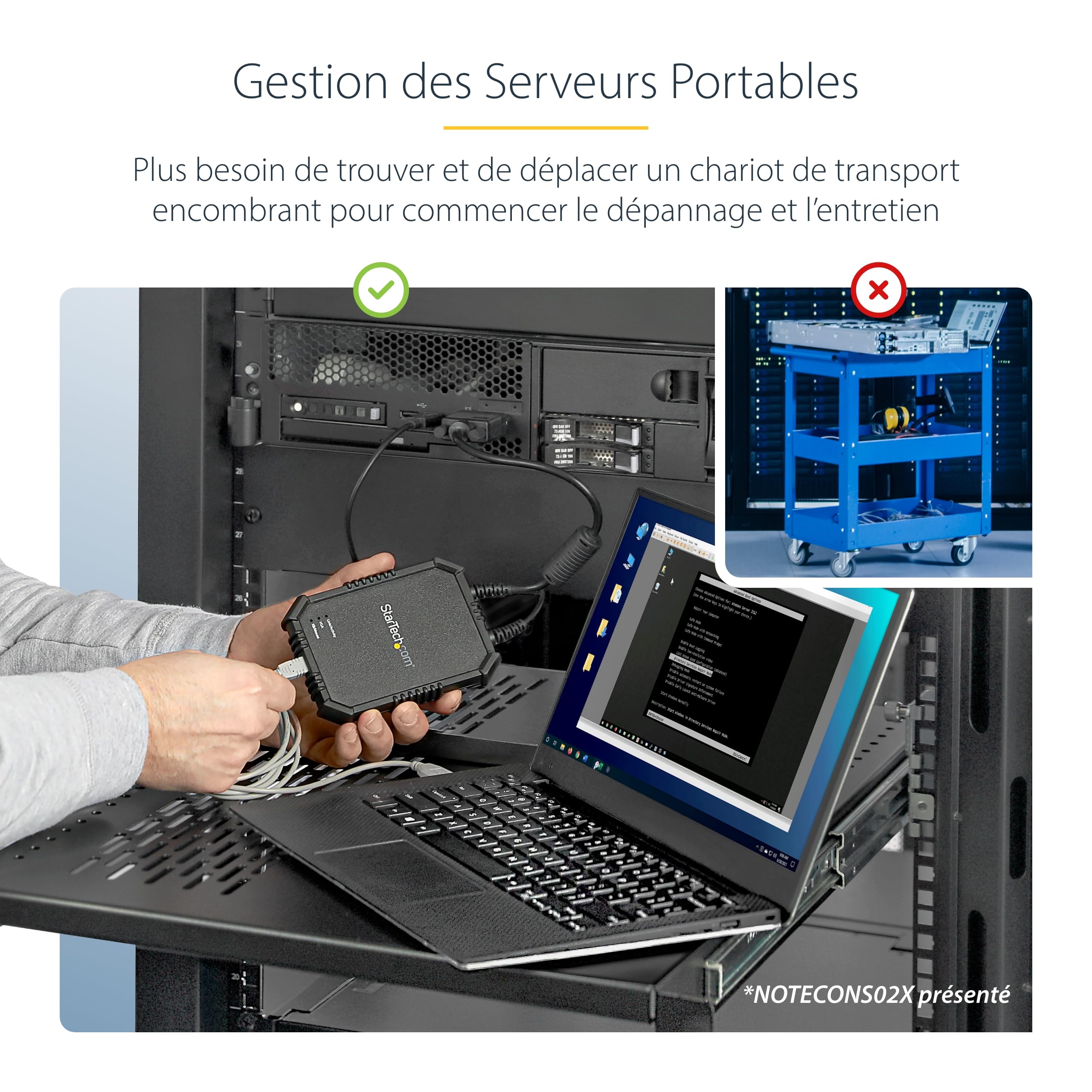 startech-com-notecons01-adaptateur-crash-cart-portable-usb-vers-vga-pour-serveur image 4