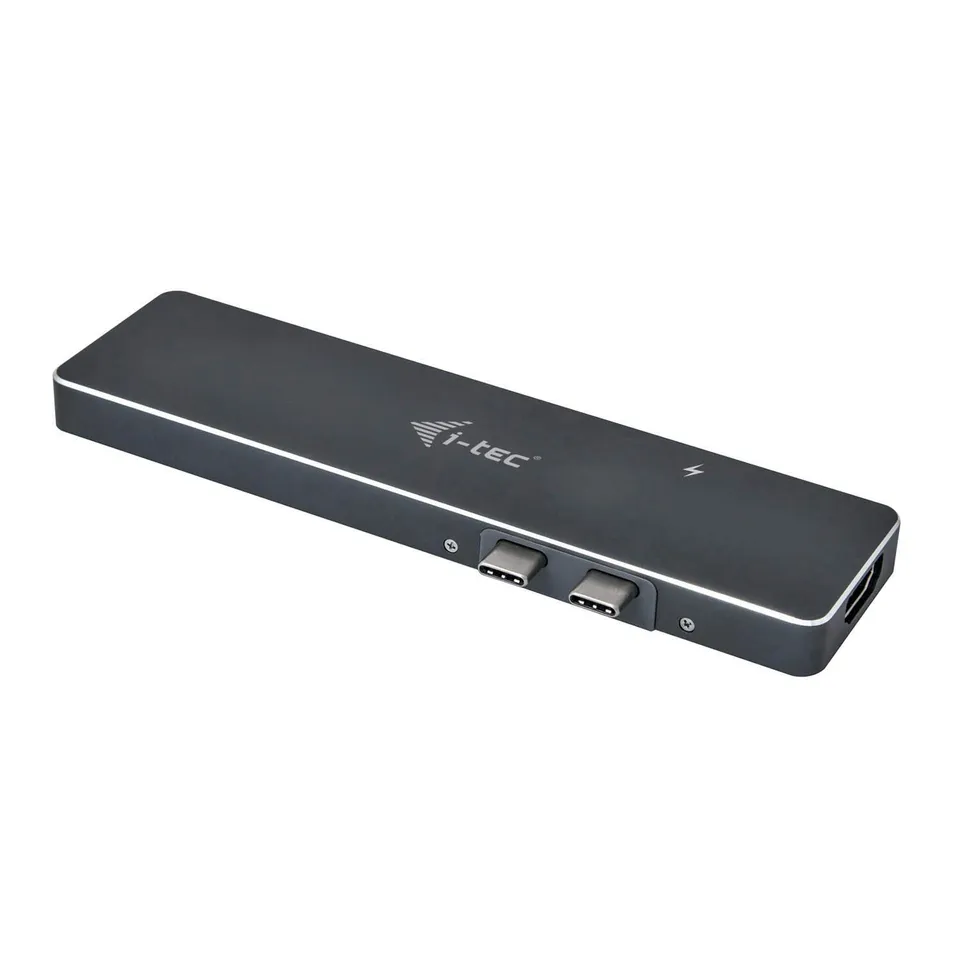 i-tec-solomon-station-d-accueil-thunderbolt-3-4k-pour-macbook-pro-air-hdmi-100w- image 1